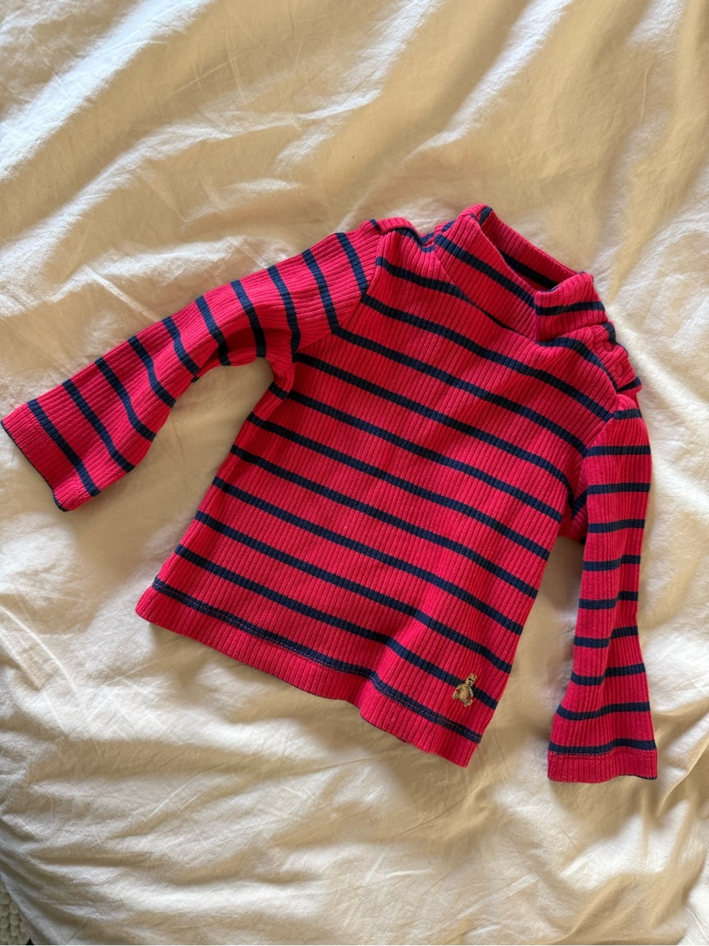 Baby GAP  Striped Ribbed Mock Neck Sweater - Kids